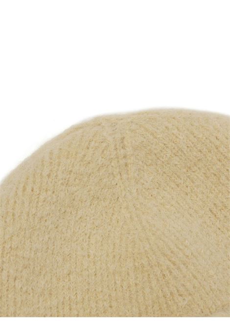 Cream Ami de Coeur beanie hat Ami paris - unisex AMI PARIS | UHA105KN0032719